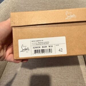 Christian Louboutin Miss Sabina 85 Black Heels